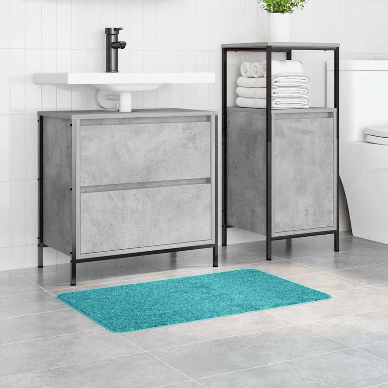 Afbeelding laden in galerijviewer, Vidaxl antislip badmat turquoise 50 x 80 cm pp
