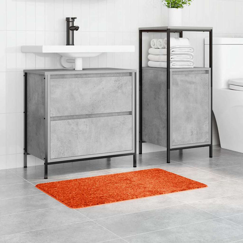 Afbeelding laden in galerijviewer, Vidaxl antislip badmat oranje 50 x 80 cm pp
