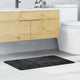 Vidaxl antislip badmat donkergrijs 60 x 90 cm pp