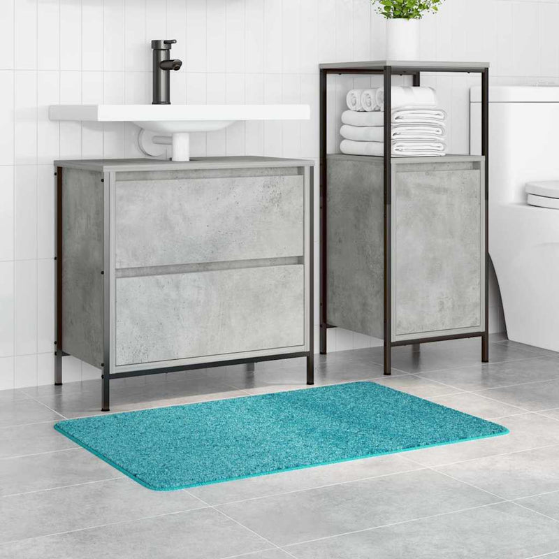 Chargez l'image dans la visionneuse de la galerie, Vidaxl antislip badmat turquoise 60 x 90 cm pp
