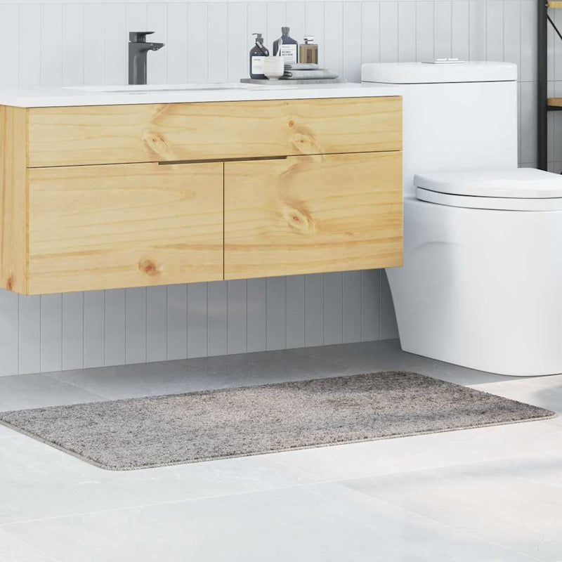 Afbeelding laden in galerijviewer, Vidaxl antislip badmat grijs 70 x 120 cm pp
