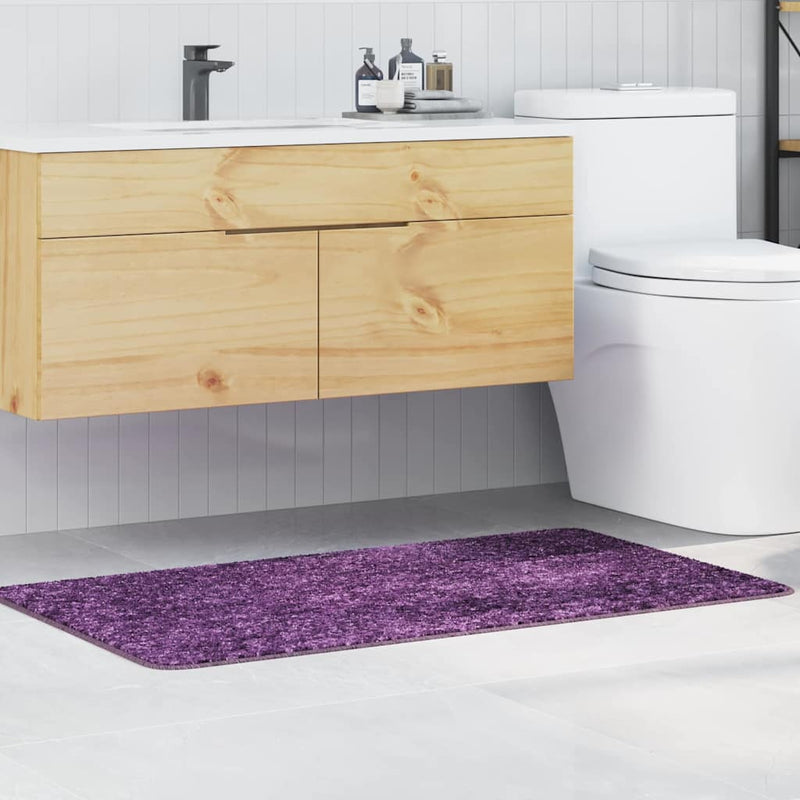 Afbeelding laden in galerijviewer, Vidaxl antislip badmat paars 70 x 120 cm pp
