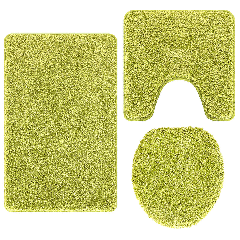 Chargez l'image dans la visionneuse de la galerie, Vidaxl antislip badmat set 3 pcs groen pp
