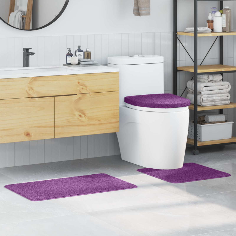 Chargez l'image dans la visionneuse de la galerie, Vidaxl antislip badmat set 3 pcs paars pp
