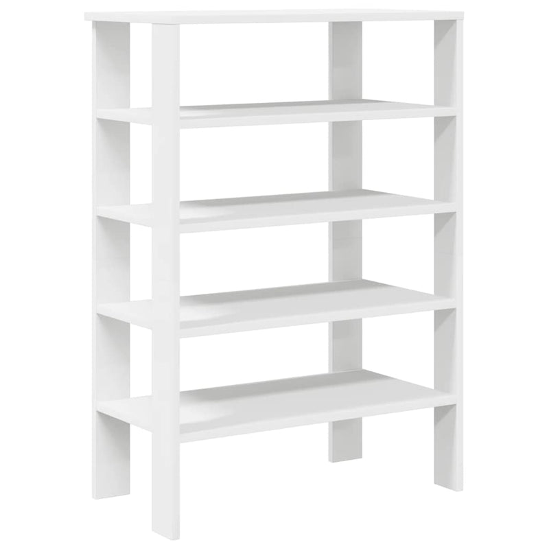Load image into Gallery viewer, Vidaxl schoenenrek 61x32x87,5 cm bewerkt hout wit
