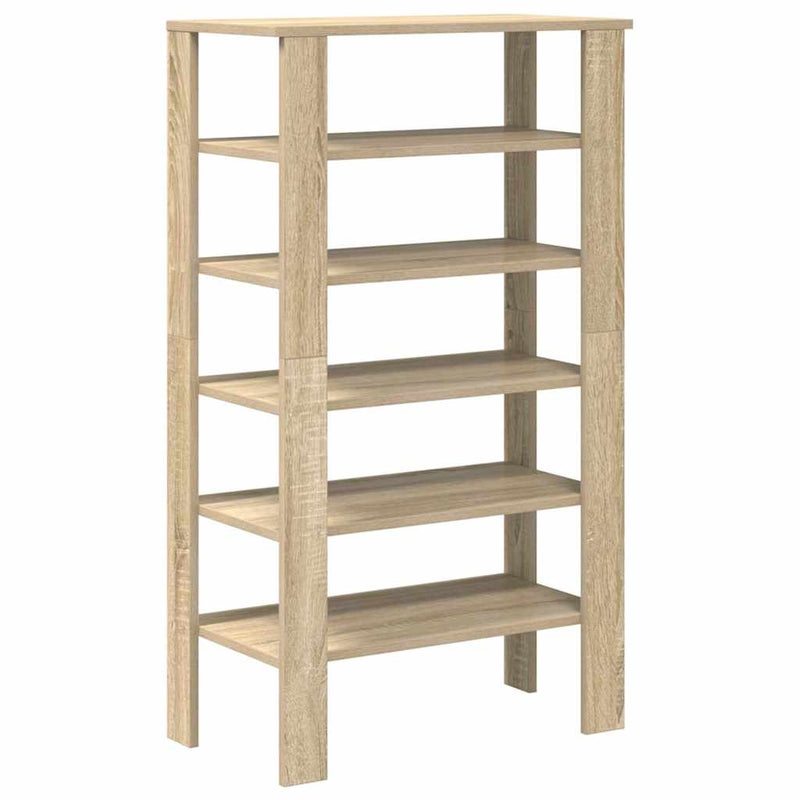 Load image into Gallery viewer, Vidaxl schoenenrek 61x32x105 cm bewerkt hout sonoma eikenkleurig
