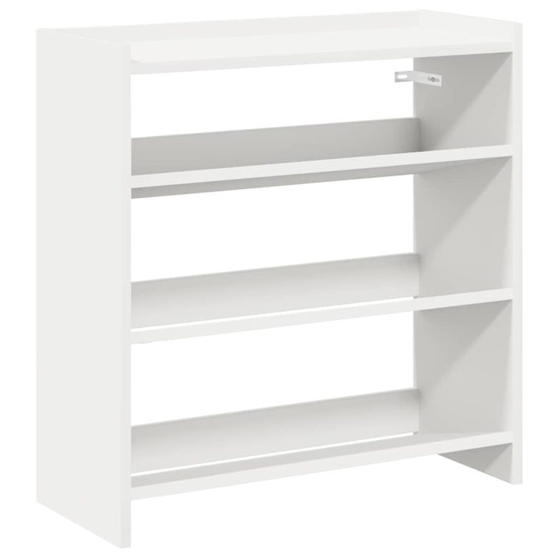 Load image into Gallery viewer, Vidaxl schoenenrek 60x25x62 cm bewerkt hout wit
