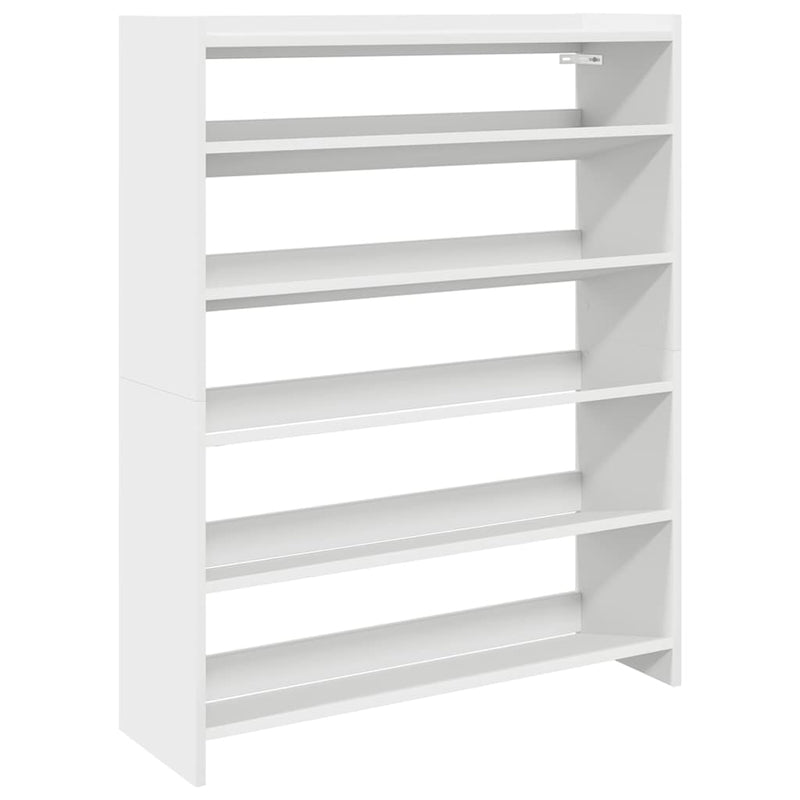 Load image into Gallery viewer, Vidaxl schoenenrek 80x25x100 cm bewerkt hout wit
