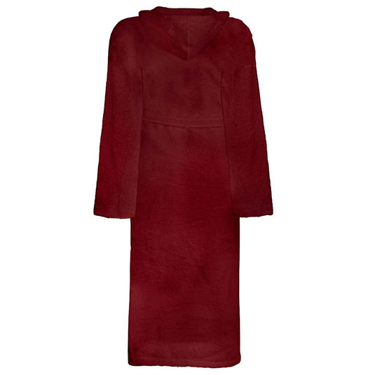 Vidaxl badjas kinn rood xl katoen