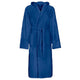 Vidaxl badjas kinn blauw m katoen