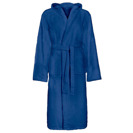 Vidaxl badjas kinn blauw xxxl katoen