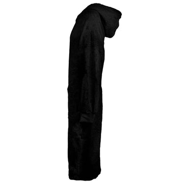 Vidaxl deken hoodie kinn zwart xl katoen