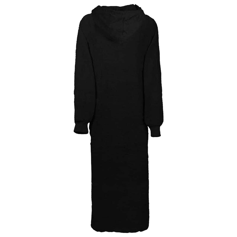 Afbeelding laden in galerijviewer, Vidaxl deken hoodie kinn zwart xxl katoen
