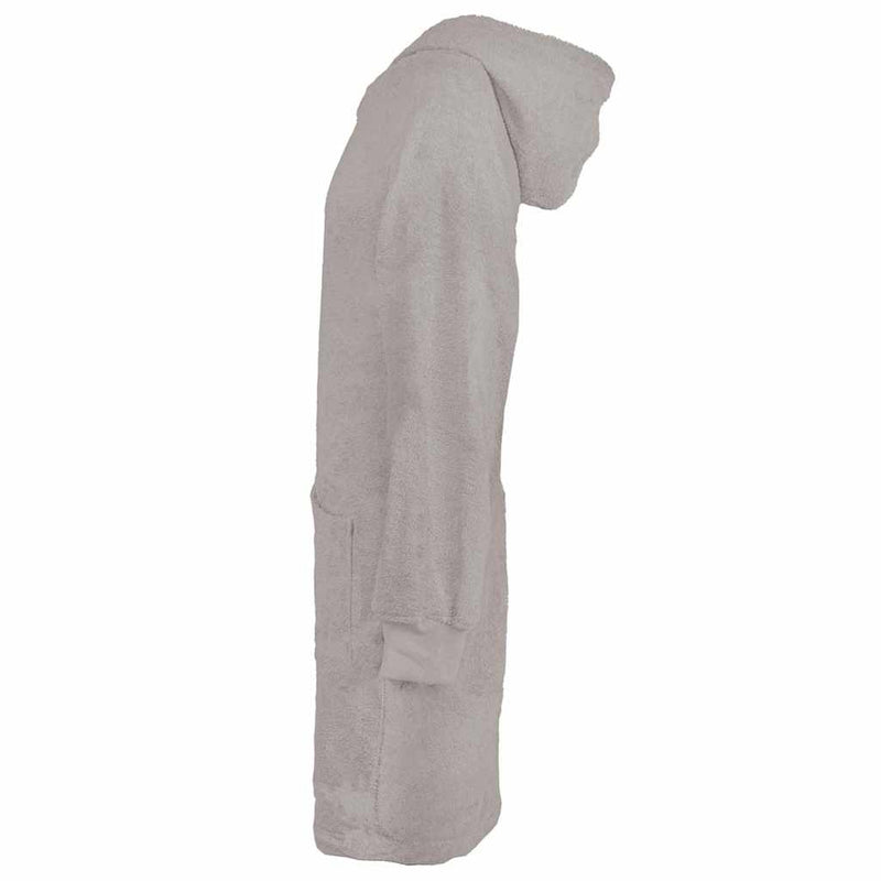 Afbeelding laden in galerijviewer, Vidaxl deken hoodie kinn grijs l katoen
