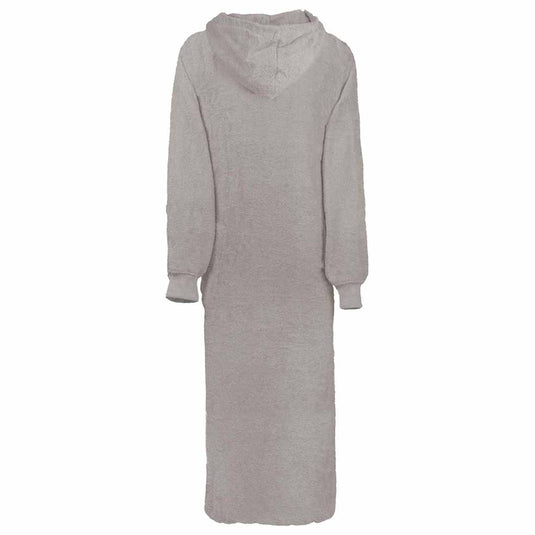 Vidaxl deken hoodie kinn grijs xxl katoen