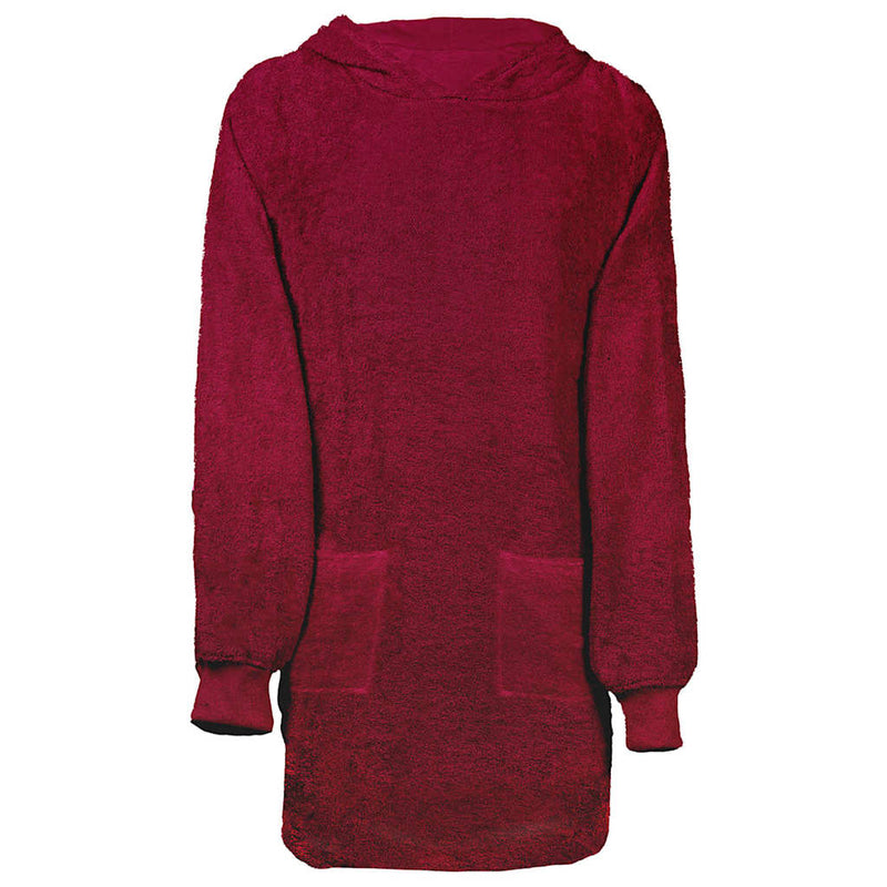 Chargez l'image dans la visionneuse de la galerie, Vidaxl deken hoodie kinn rood l katoen
