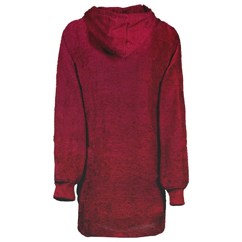 Chargez l'image dans la visionneuse de la galerie, Vidaxl deken hoodie kinn rood l katoen
