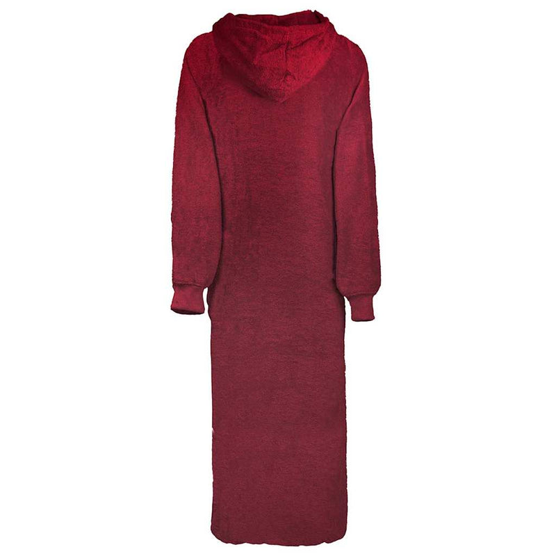 Chargez l'image dans la visionneuse de la galerie, Vidaxl deken hoodie kinn rood xxl katoen
