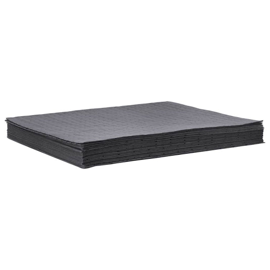 Vidaxl olie-absorberende pads 25 st 40x50 cm grijs