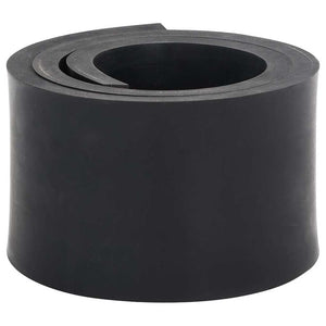 Vidaxl rubberen rand voor sneeuwploeg 120x8x1 cm zwart