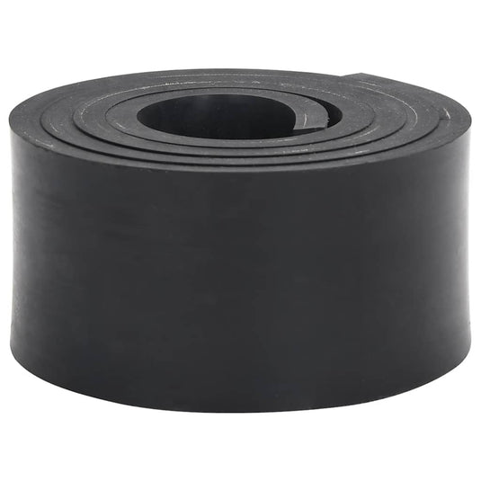 Vidaxl rubberen rand voor sneeuwploeg 180x8x1 cm zwart