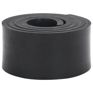 Vidaxl rubberen rand voor sneeuwploeg 200x8x1 cm zwart