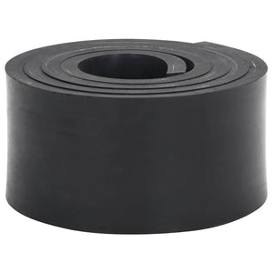 Vidaxl rubberen rand voor sneeuwploeg 180x10x1 cm zwart