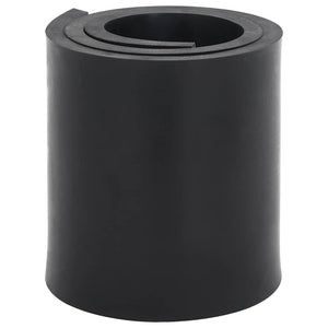 Vidaxl rubberen rand voor sneeuwploeg 120x15x1 cm zwart