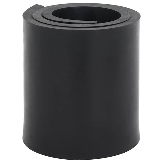 Vidaxl rubberen rand voor sneeuwploeg 120x15x1 cm zwart