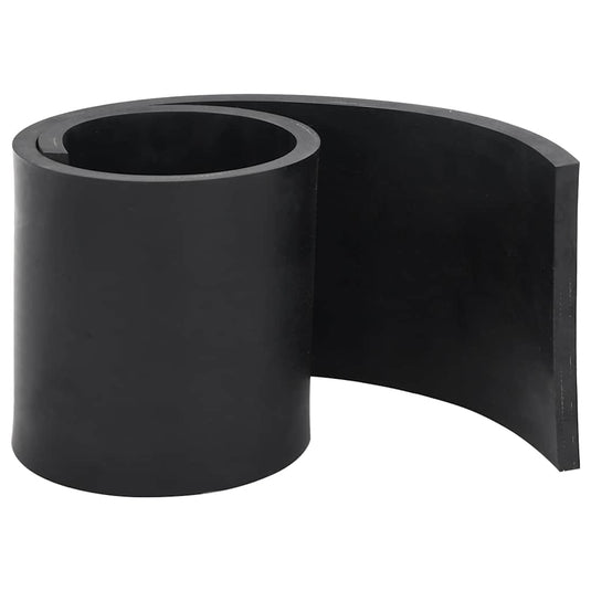 Vidaxl rubberen rand voor sneeuwploeg 120x15x1 cm zwart