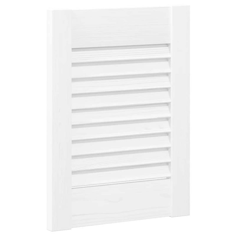 Afbeelding laden in galerijviewer, Vidaxl kastdeur louvre design 39,5x29,5 cm wit
