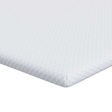 Vidaxl matrastopper wit 90 x 190 cm jacquard stof