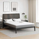 Vidaxl matrastopper wit 160 x 200 cm jacquard stof