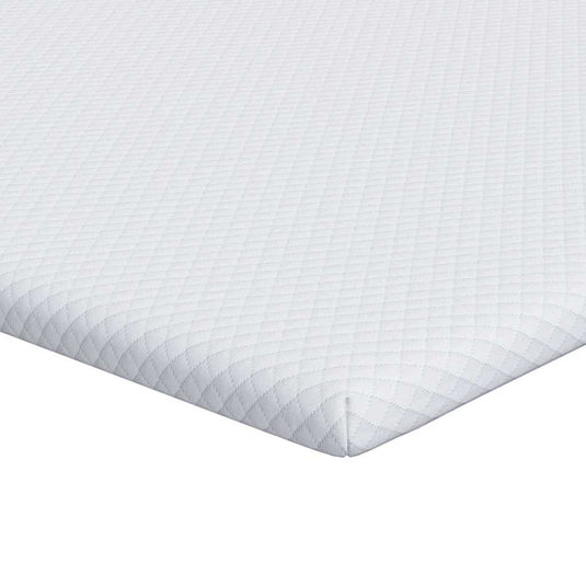 Vidaxl matrastopper wit 160 x 200 cm jacquard stof
