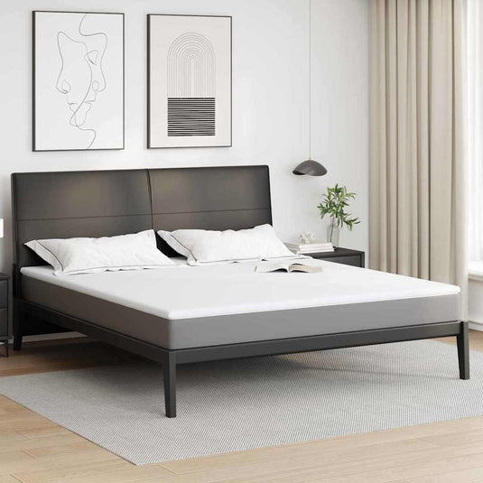 Vidaxl traagschuimmatras topper 180 x 200 cm thick stof-100% polyester