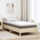 Vidaxl matrastopper wit 120 x 200 cm jacquard stof