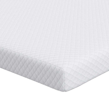 Vidaxl matrastopper wit 160 x 200 cm jacquard stof
