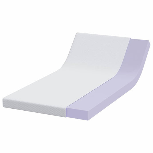 Vidaxl matrastopper wit 90 x 190 cm jacquard stof