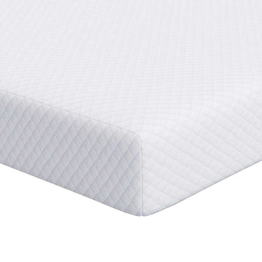 Vidaxl matrastopper wit 140 x 200 cm jacquard stof