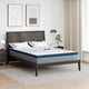 Vidaxl matrastopper wit 140 x 190 cm jacquard stof