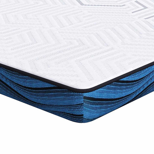 Vidaxl matrastopper wit 200 x 200 cm jacquard stof