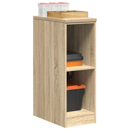 Vidaxl garagekast 30x51x85 cm massief grenenhout sonoma eikenkleurig