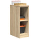 Vidaxl garagekast 30x51x85 cm massief grenenhout sonoma eikenkleurig
