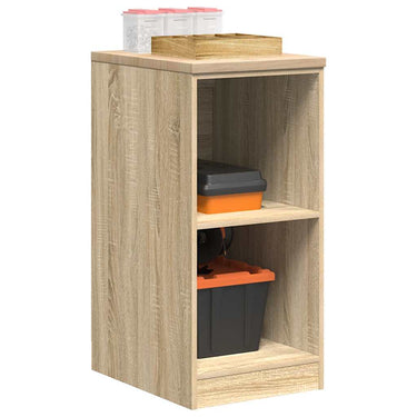 Vidaxl garagekast 40x51x85 cm massief grenenhout sonoma eikenkleurig