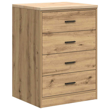 Vidaxl garagekast 60x51x85 cm massief grenenhout artisan eikenkleurig