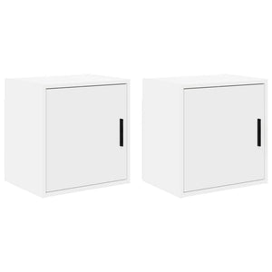 Vidaxl garagewandkasten 2 st spaanplaat wit