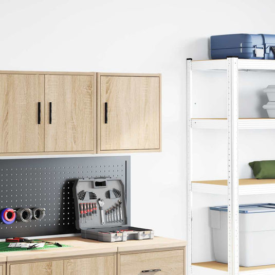 Vidaxl garagewandkast sonoma bewerkt hout eikenkleurig
