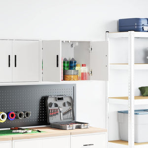 Vidaxl garagewandkast bewerkt hout wit