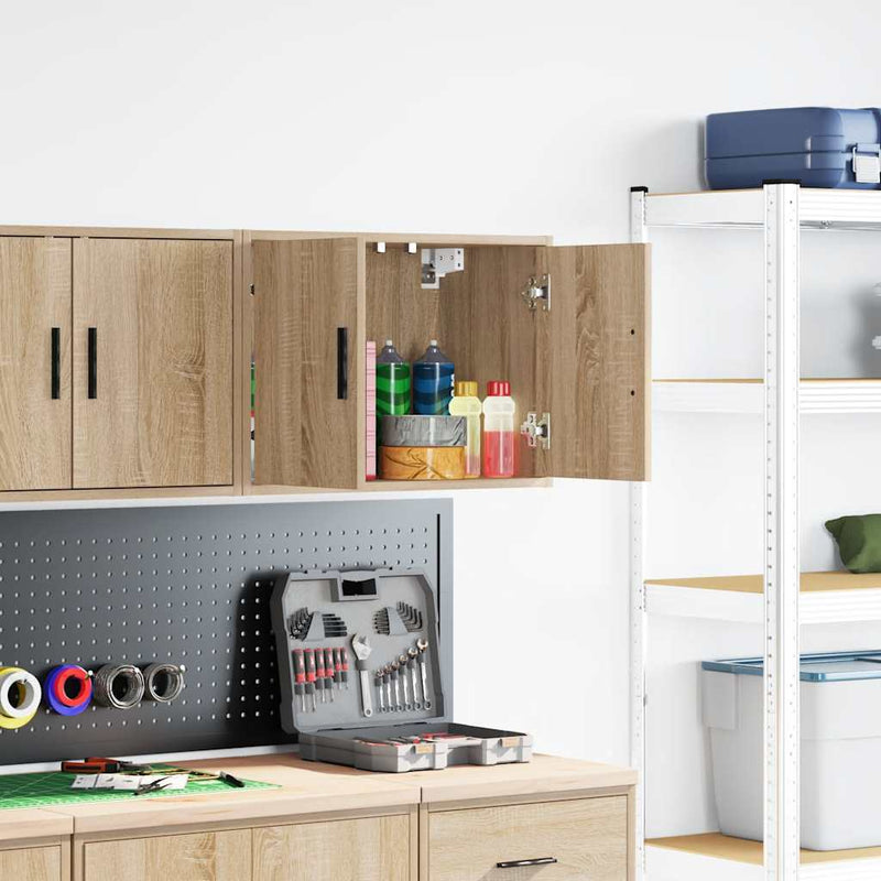 ギャラリービューアに画像をロードする, Vidaxl garagewandkast sonoma bewerkt hout eikenkleurig
