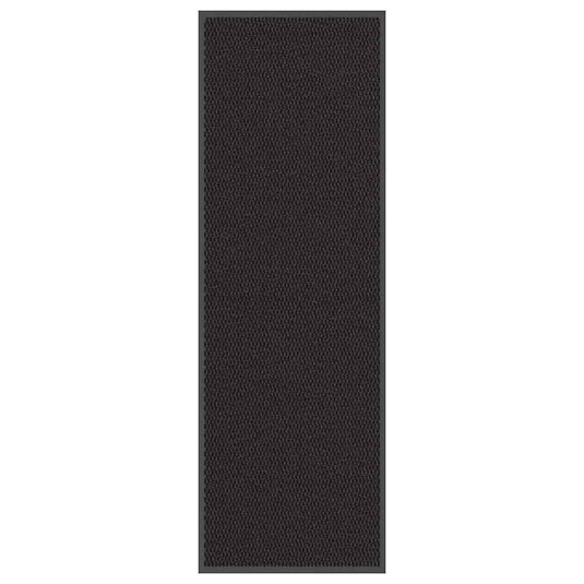 Vidaxl deurmat 60x180 cm zwart
